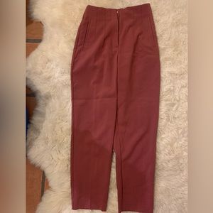 Zara Berry Colored Dress Pants